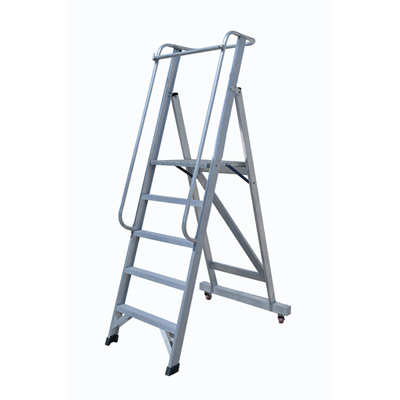 Aluminum Rolling Platform Ladder